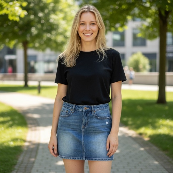J. Crew Dresses & Skirts - J.Crew Women’s Denim Mini Skirt Size 28 Blue Jean 5-Pocket Casual